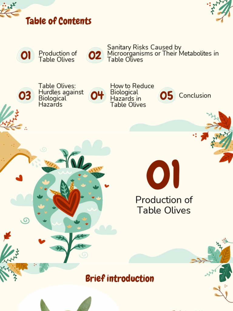 Biological Hazards in Table Olives | PDF | Olive | Mycotoxin