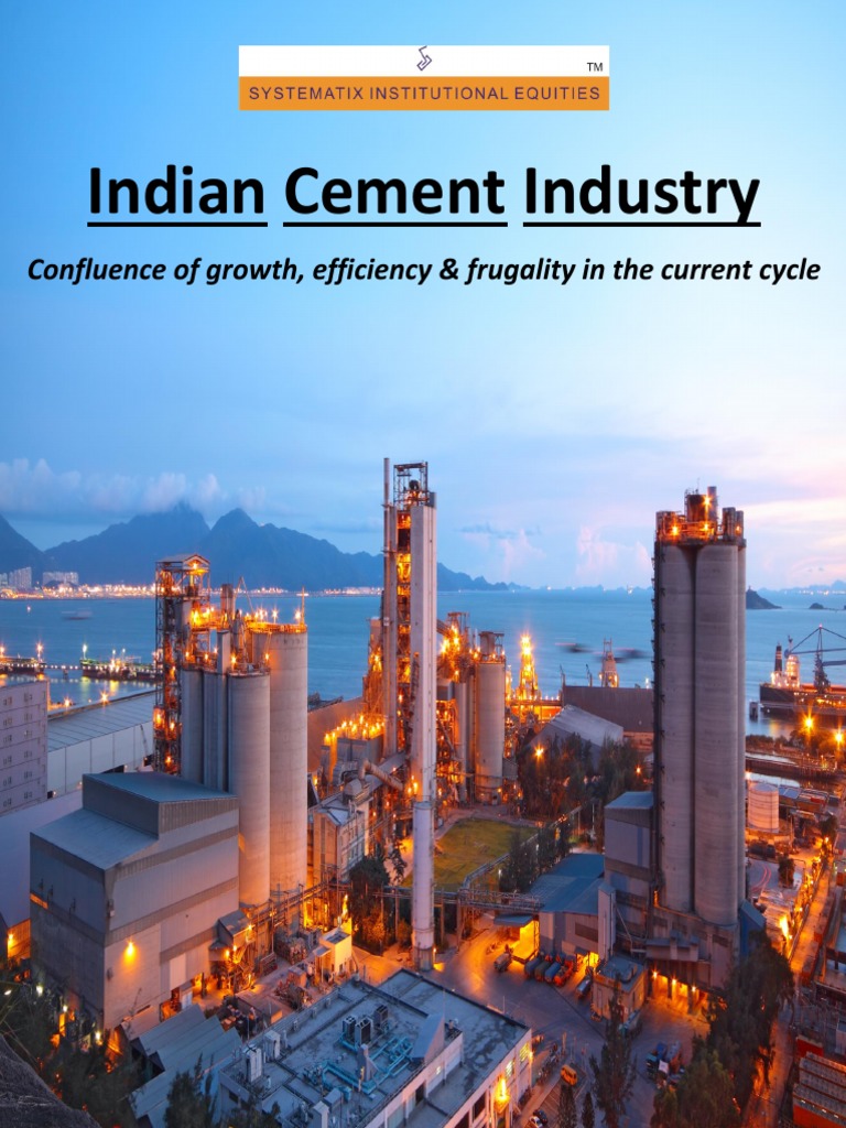 Systematix Indian Cement Industry Update | PDF | Cement | Valuation ...