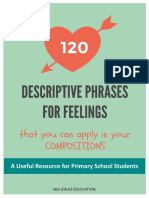 120 Descriptive Phrases Emotions Download