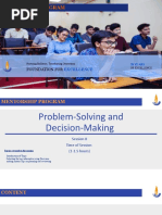 Problem Solving and Decision Making - II