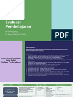 Evaluasi Pembelajaran