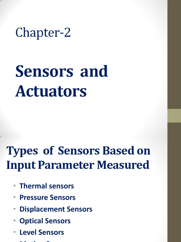 Unit2Thermal, Optical and PIR Sensor PDF Infrared Sensor