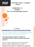 Unit 1 Instrumentation System