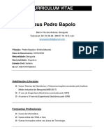 CV - Jesus Pedro Bapolo