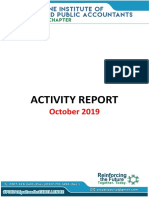 PICPA Lipa City Chapter Activity Report October 2019 Rev