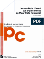 Remblais D'esssais Sur Argils Molles (Livre)