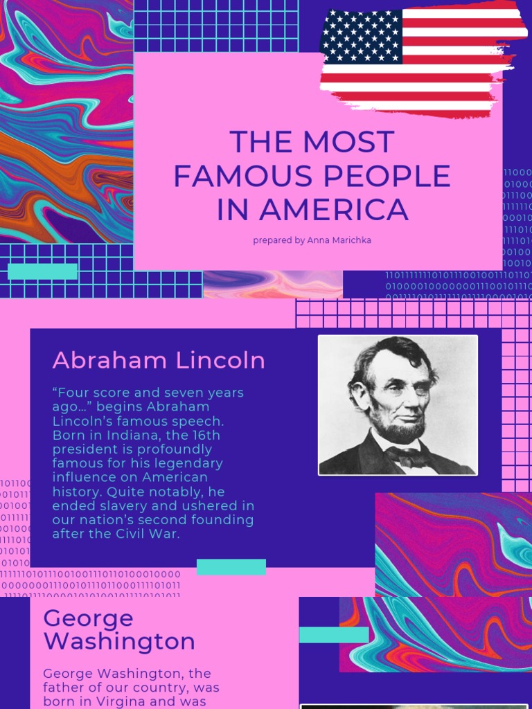 The Most Famous People in America PDF