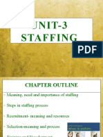 Staffing Process and Recruitment Sources