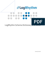 LogRhythm Schema Dictionary and Guide RevB