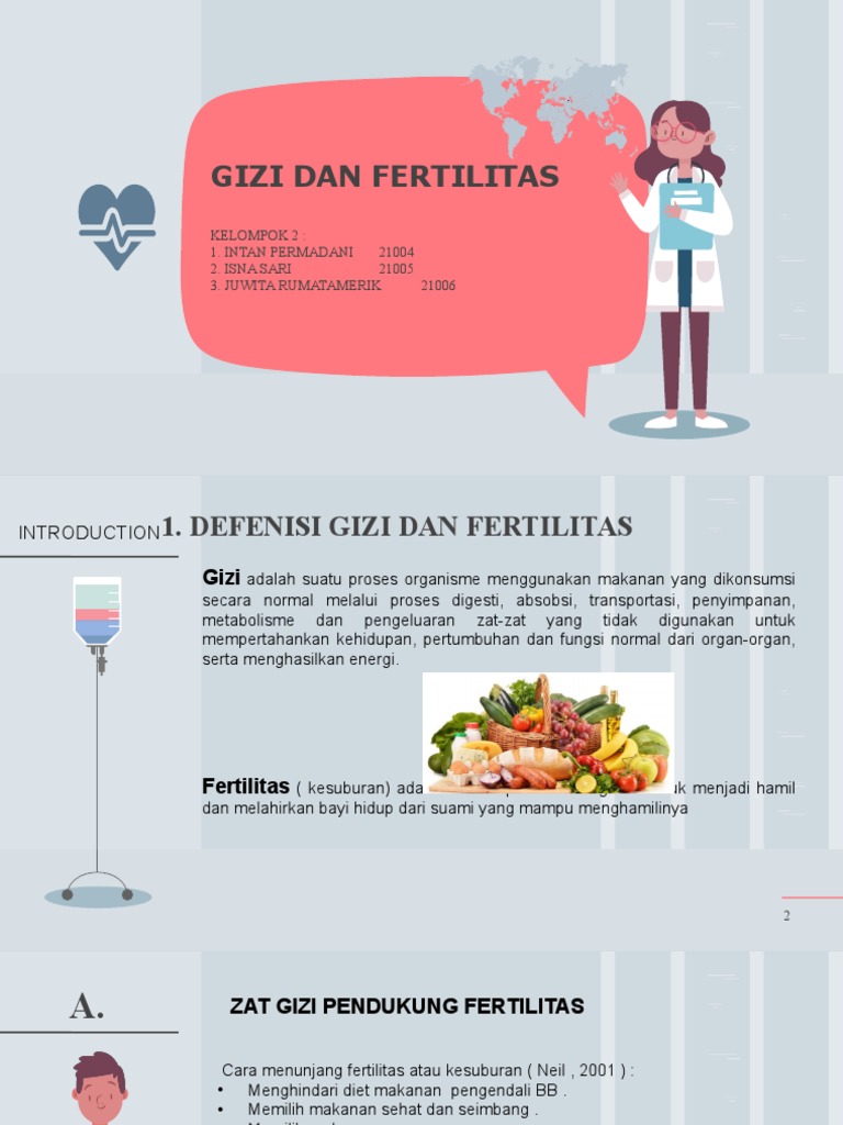 Gizi Dan Fertilitas Kelompok 2 | PDF