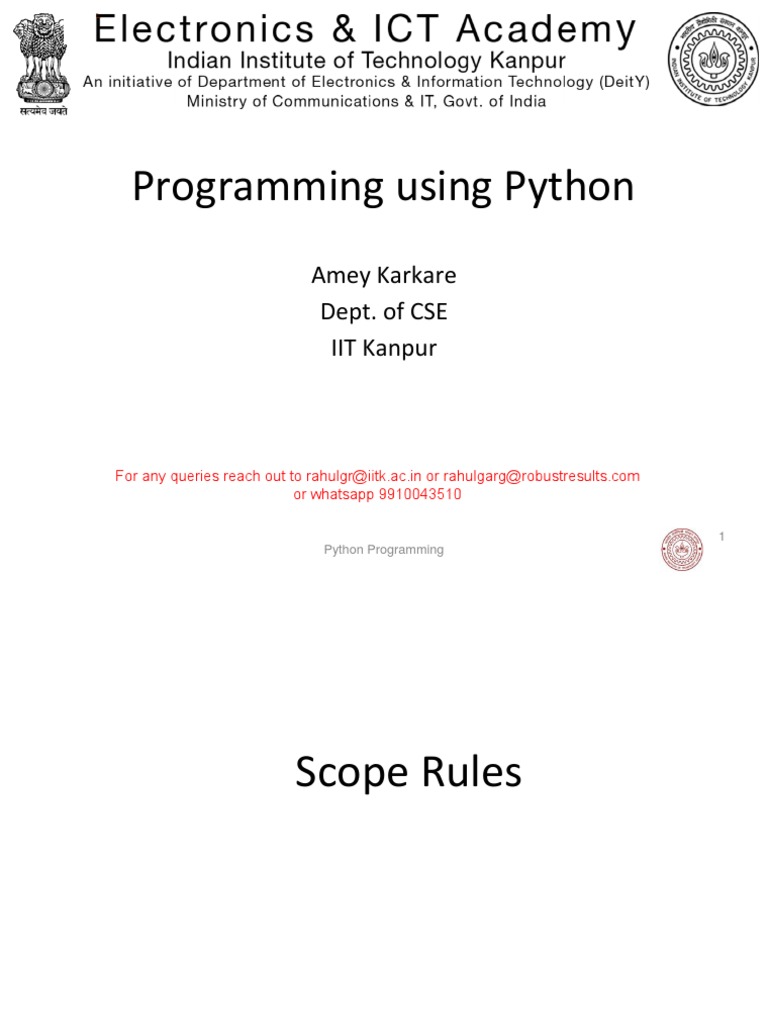 24 Scope Globals | PDF | Scope (Computer Science) | Subroutine
