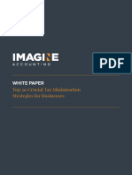 Imagine Accounting White Paper 30 Tax Minimisation Strategies For Businesses