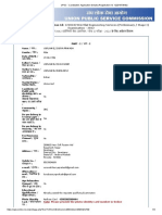 UPSC - Candidate's Application Details (Registration-Id - 12201873042)