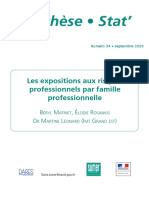 Les Expositions Aux Risques Professionnels: Par Famille Professionnelle 2020