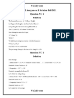 MTH302 Assignment 1 Solution Fall 2021