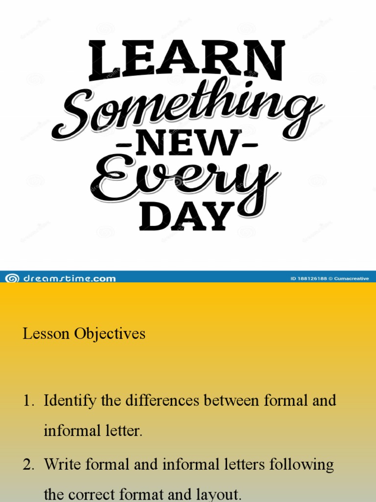 Formal and Informal Letter Writing | PDF | Communication | Linguistics