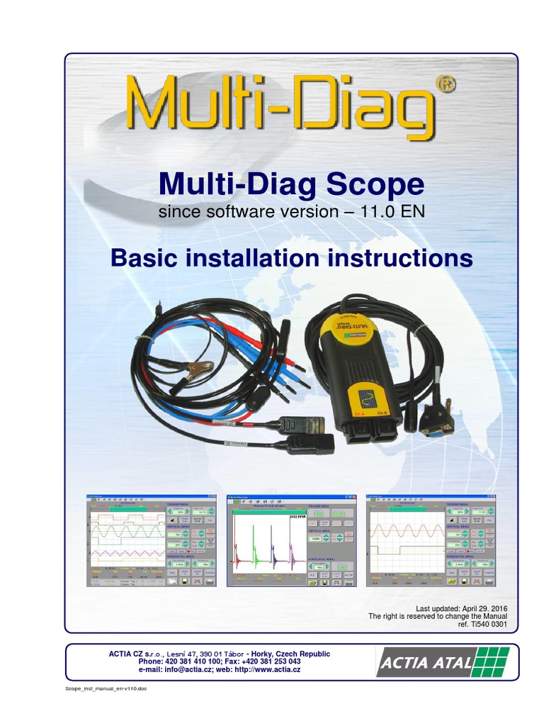 Scope Inst Manual EnV110 PDF Microsoft Windows Windows Xp