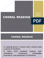 Choral Reading