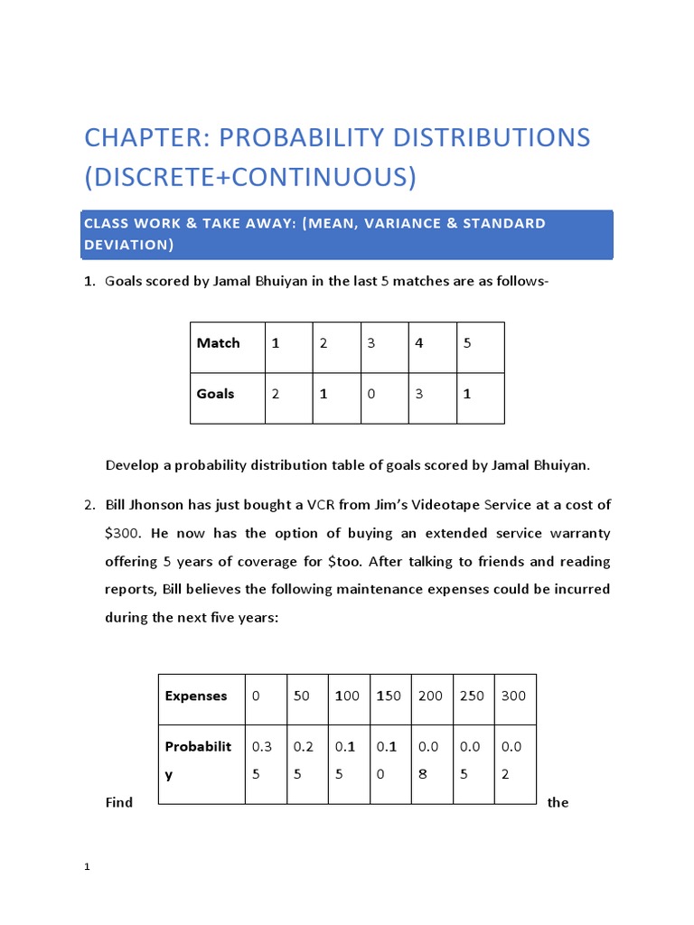chapter-probability-distributions-discrete-continuous-class-work