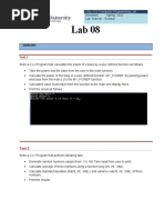 Lab 08 Tasks 24052022 123155pm 29092022 111610am