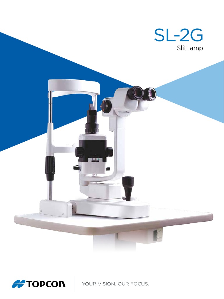 Topcon SL-2G LED Slit Lamp Overview | PDF | Lighting | Light Emitting Diode