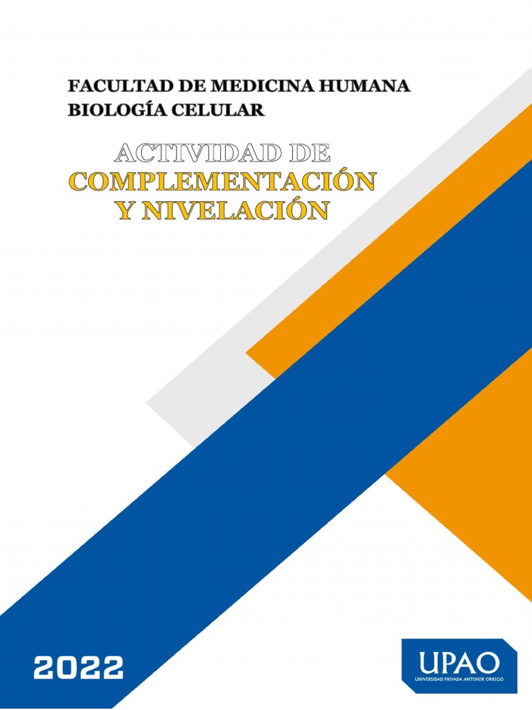 Semana 14 ACN3 Actividad de Complementación y Nivelación | PDF | Ciclo ...