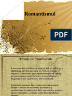Romantismul În Literatura Universală (Popov Denis)