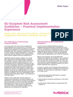 Excipient Risk Assessment