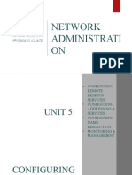 Lecture Notes Unit 5 Network Administration