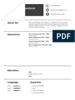 Abu-Abu Minimalist Resume