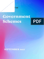 Govt Schemess Sep 2022