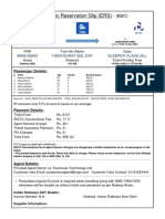 Electronic Reservation Slip (ERS) : 8659106643 19005/surat BSL Exp Sleeper Class (SL)