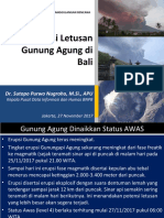 Konpres Awas Gunung Agung - 27 November 2017