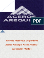 Exposición Proceso Productivo Aceros Aqp