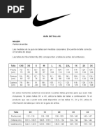 Guía de Tallas de Ropa Puma | PDF
