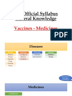 FIA Official Syllabus Antibiotics Vaccines Diseases