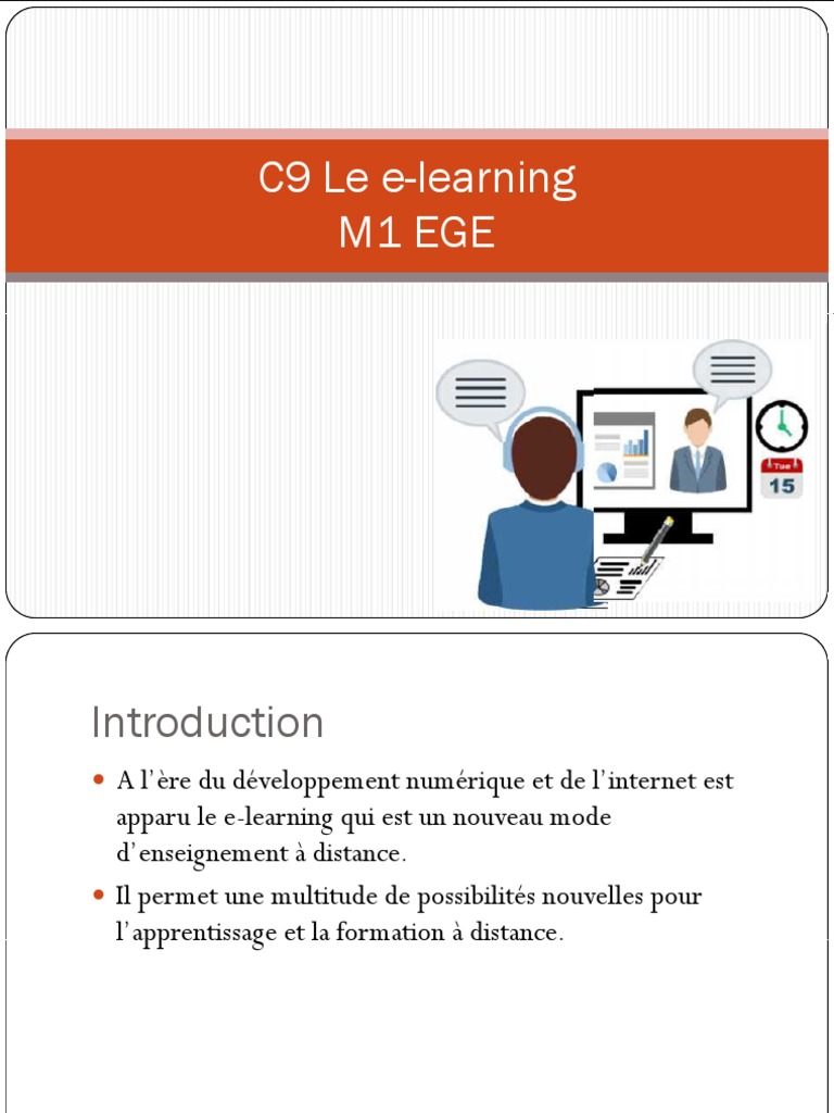 Introduction au e-learning et ses avantages | PDF | Technologies de l ...