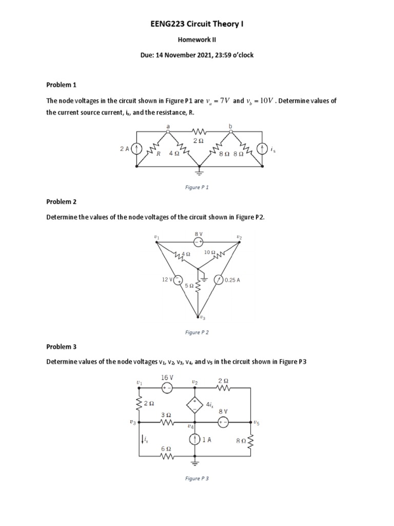 EENG223 Circuit Theory I | PDF | Science & Mathematics