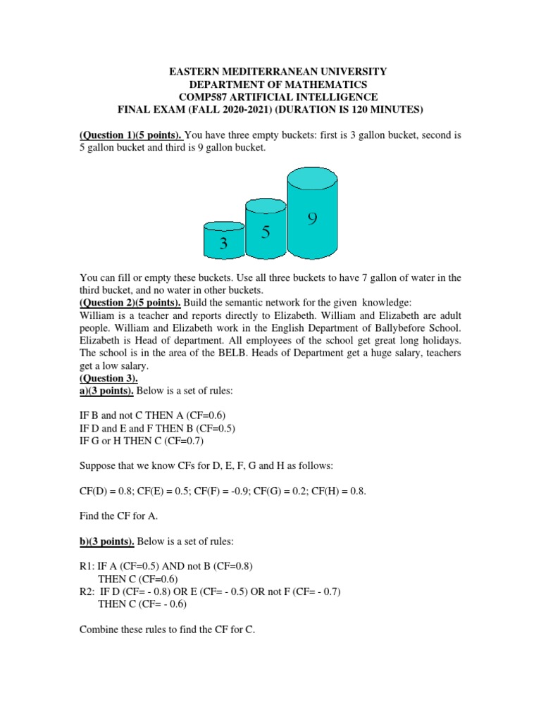 Solving Logic Problems and Applying Probabilistic Reasoning An