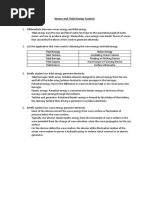 Waves and Tidal Energy Tutorial Latest