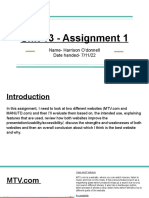 Unit 13 - Assignment 1 - Harrison Odonnell It Level 2