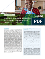 Policy Brief Migrant Women and Remittances Exploring The Data From Selected Countries en