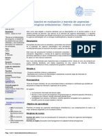 Actualizacion en Evaluacion y Manejo de Urgencias Odontologicas Ambulatorias