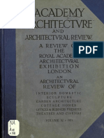 Academy Architecture and Architectural Review Vol 52 1921