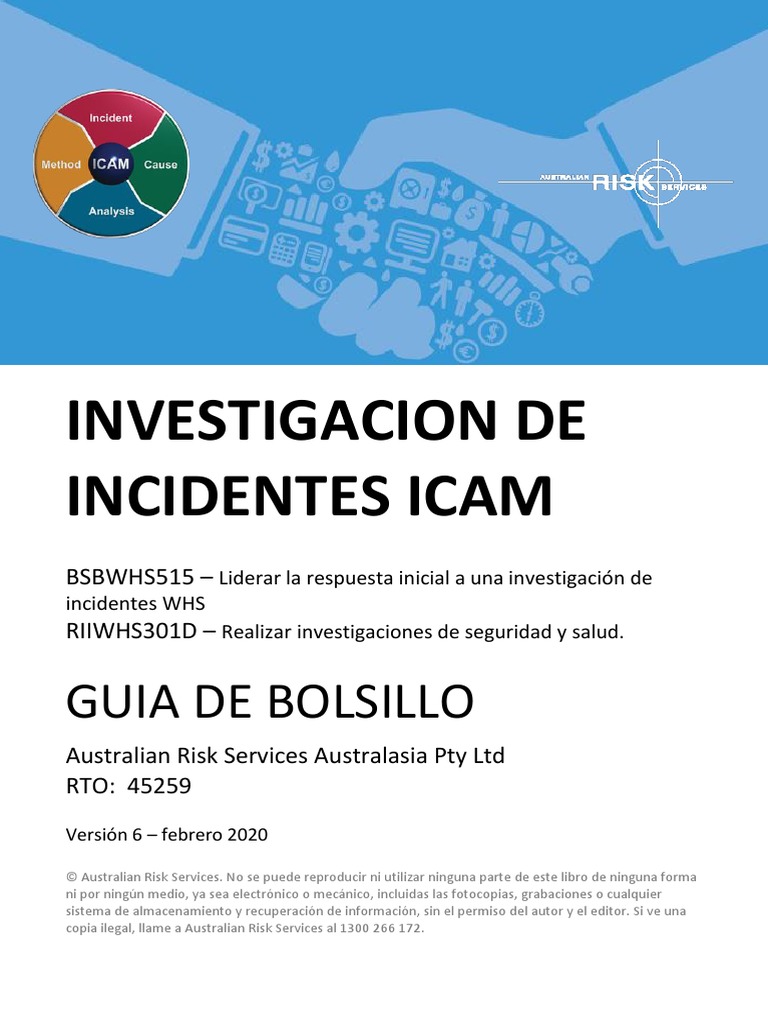 05 Icam - Guia de Bolsillo v6 | PDF | Riesgo | Planificación