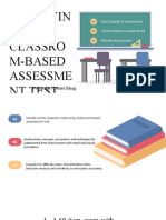 AOL CHAPTER 9 Improving Classroom Based Assessment