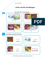 1-5 - The Ants and The Grasshopper - Reading Oceans - Worksheet - AK