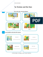 1-8 - The Tortoise and The Hare - Reading Oceans - Worksheet