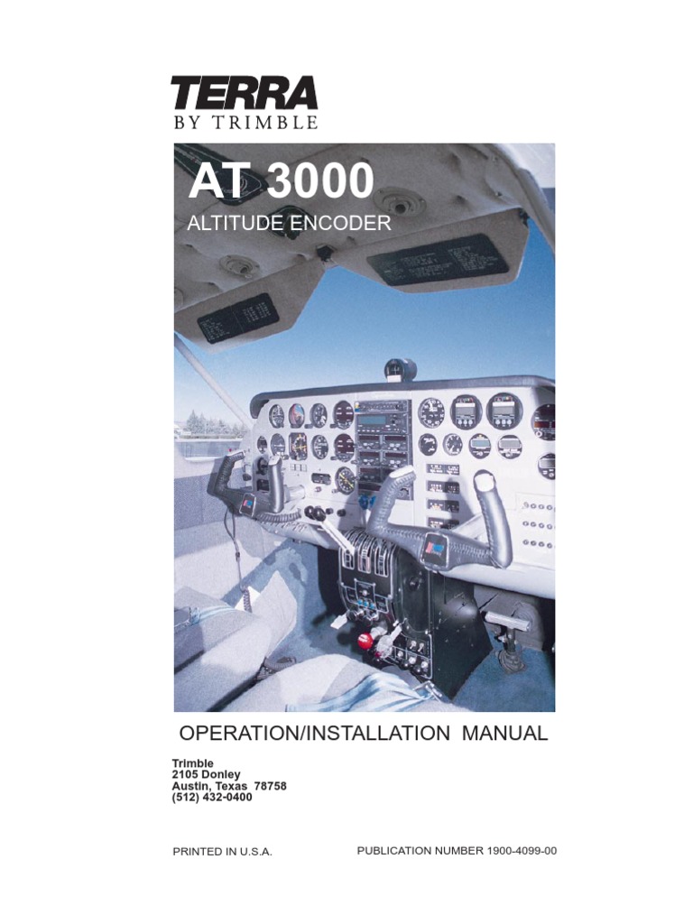 Terra At 3000 Encoder Pdf Electrical Wiring Transponder Aeronautics