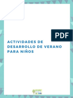 Actividades de Desarrollo de Verano para Niños